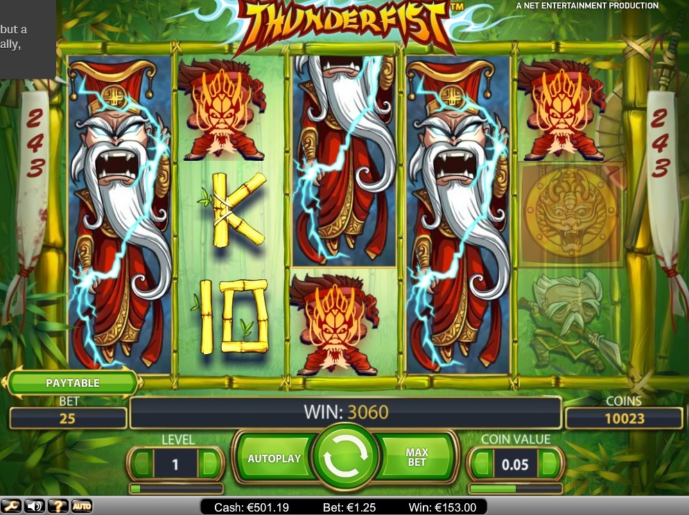 Thunderfist slot game