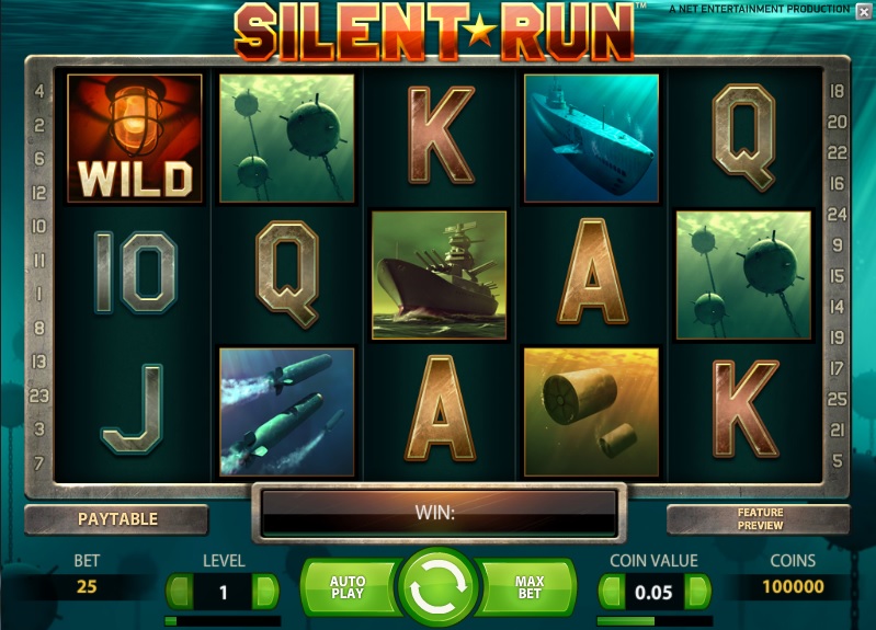 Silent Run slot game is now live