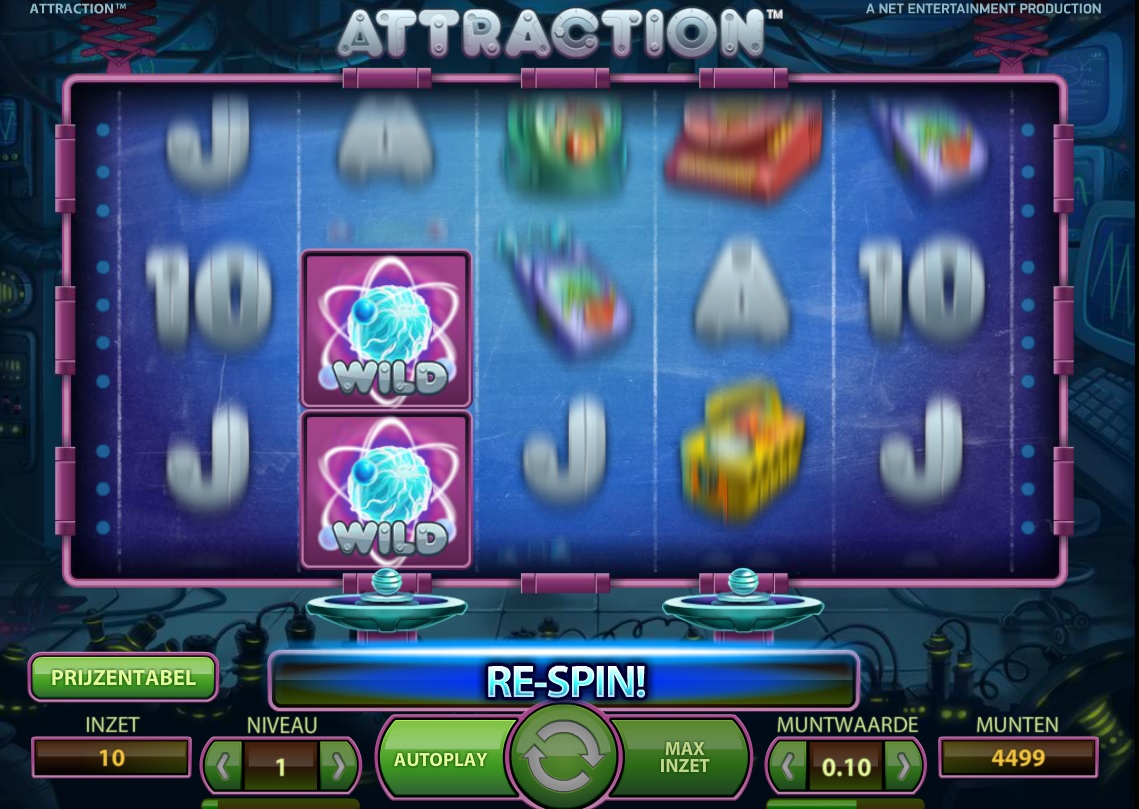 Attraction, new NetEnt slot preview at Mr Green