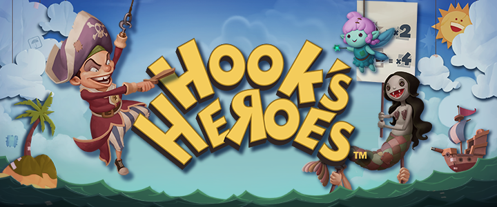 Hook’s Heroes, new NetEnt slot game live today