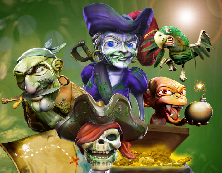 Win 1000 free spins on Ghost Pirates slot game