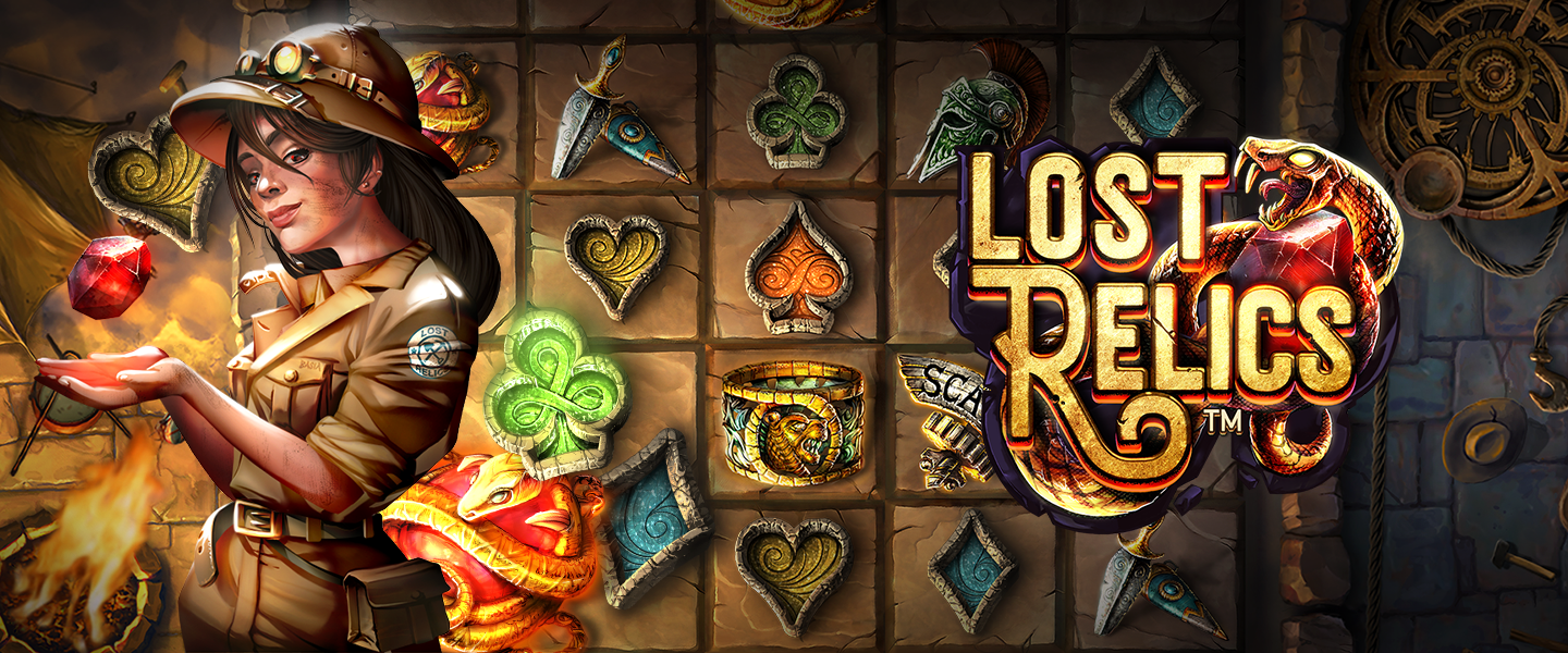 New from NetEnt, Lost Relics slot game