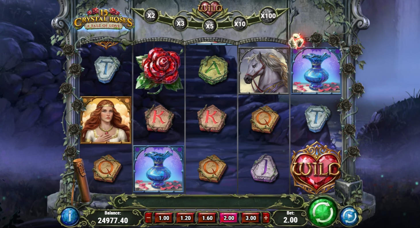15 Crystal Roses slot game