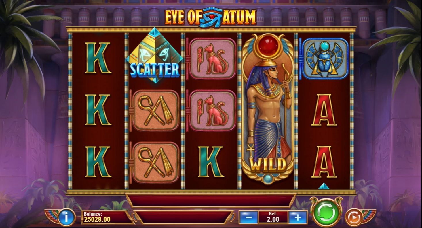 Eye of Atum slot, Base game