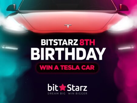 Celebrate BitStarz and win a Tesla