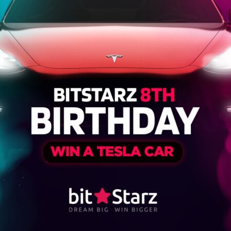 Celebrate BitStarz and win a Tesla