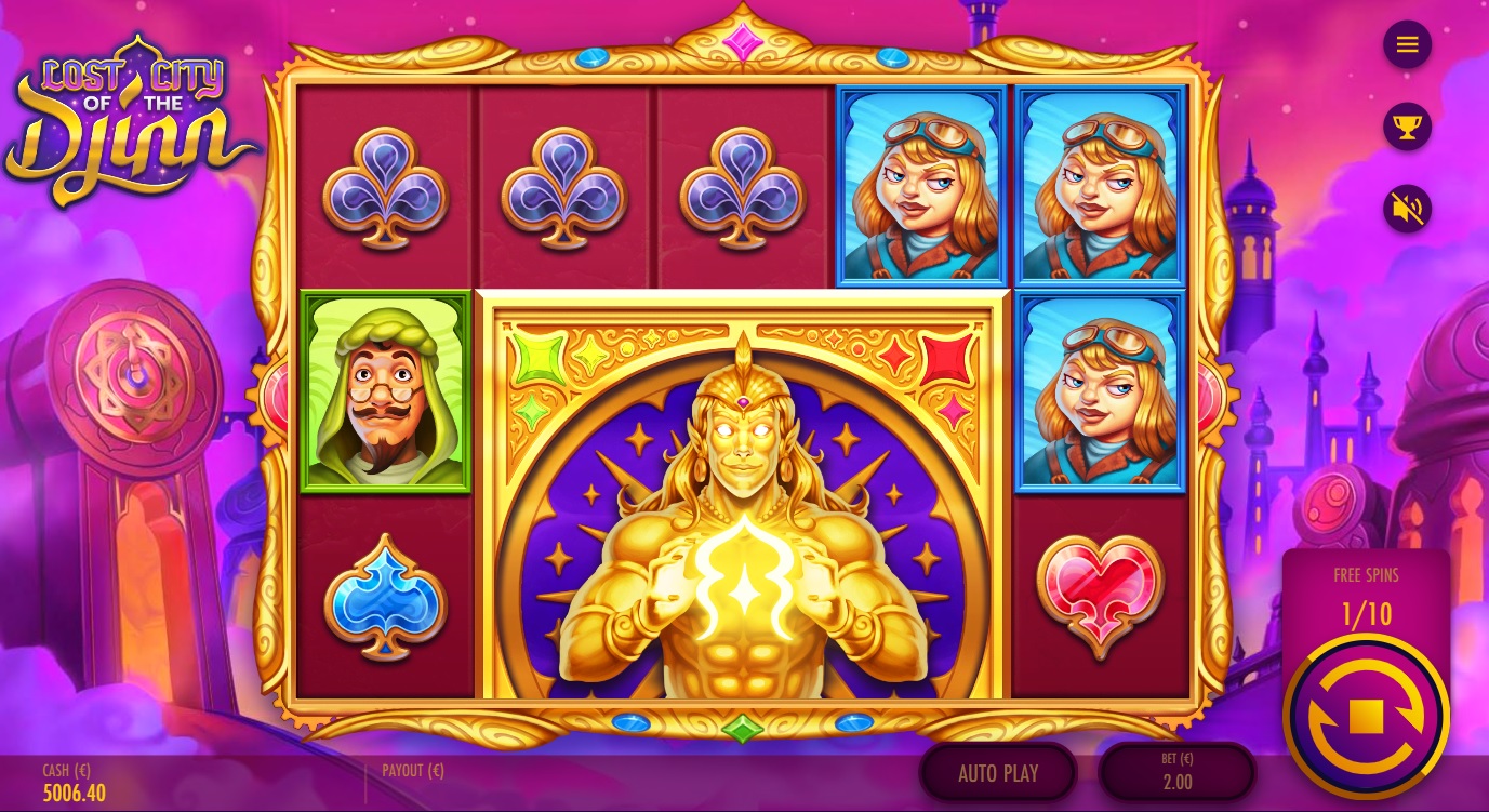 Lost City of the Djinn, Free Spins Feature