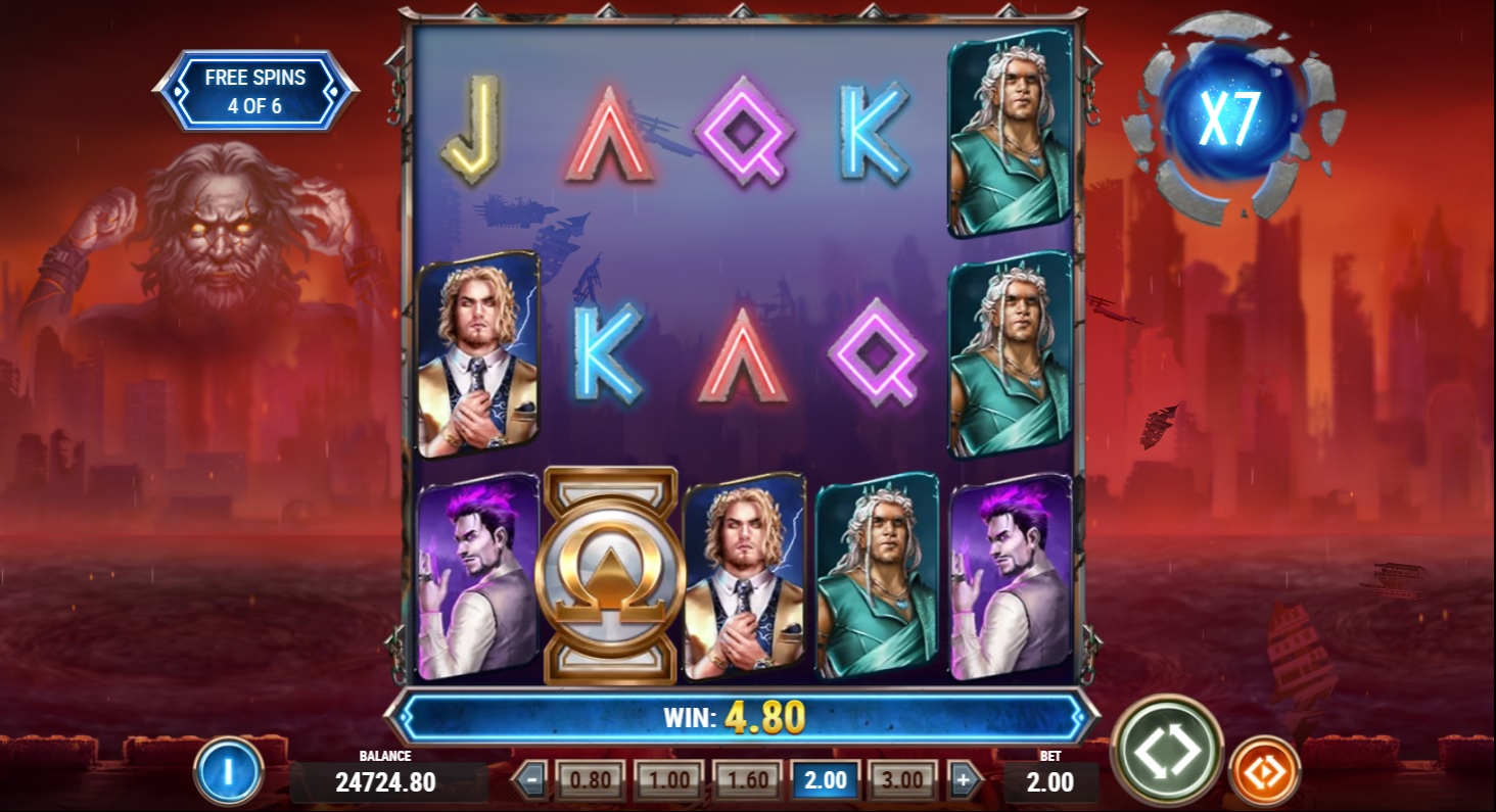 Rise of Gods Reckoning, Free Spins Feature