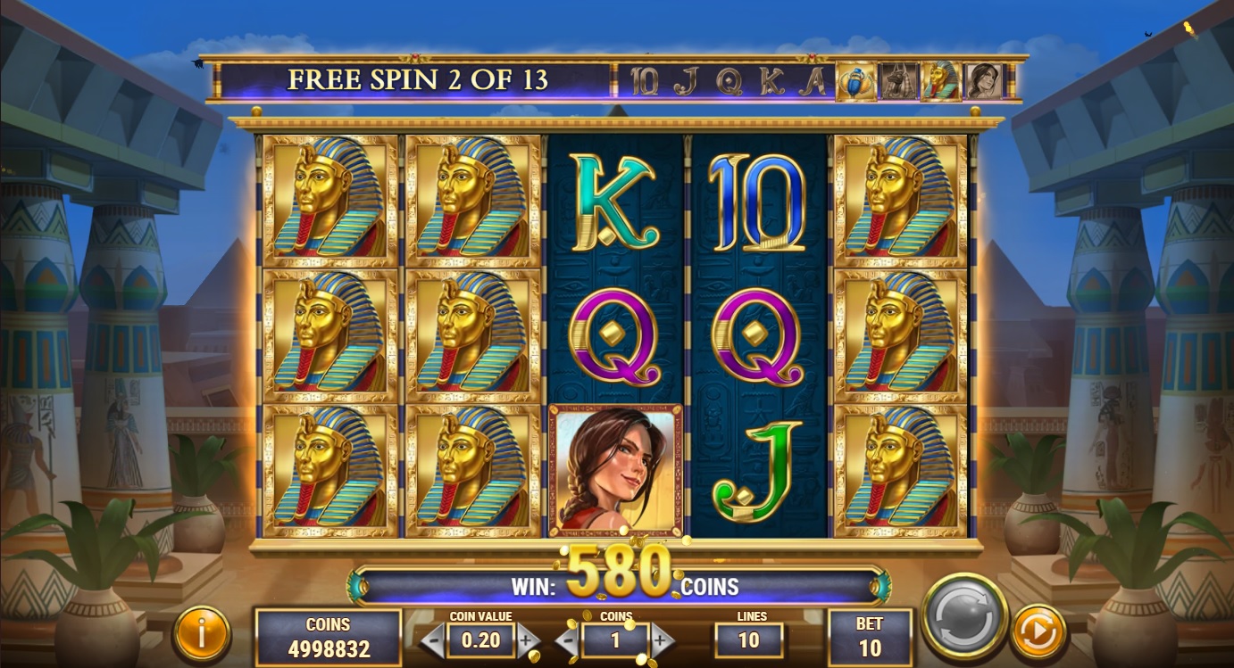 Cat Wilde and the Pyramids of Dead, Free spins feature