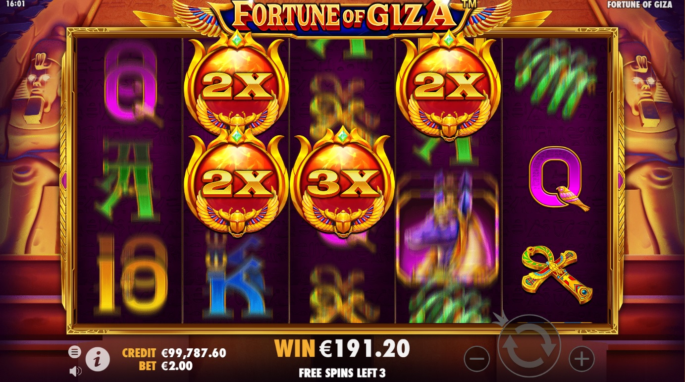 Fortune of Giza, Free Spins Feature