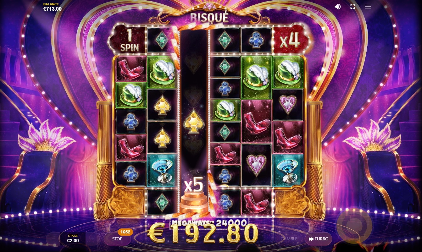 Risqué Megaways, Free spins feature