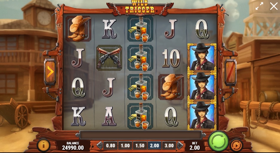Wild Trigger, Base slot game