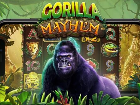 Gorilla Mayhem, new slot with special multiplier symbols