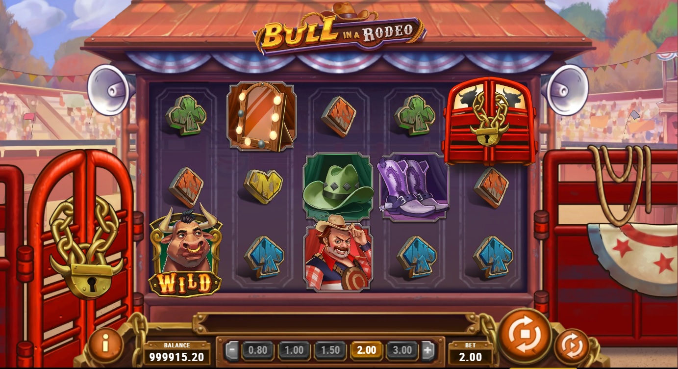 Bull in a Rodeo, Main slot game