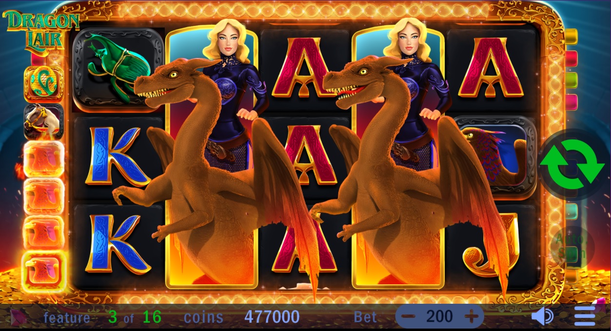 Dragon Lair, Free spins feature