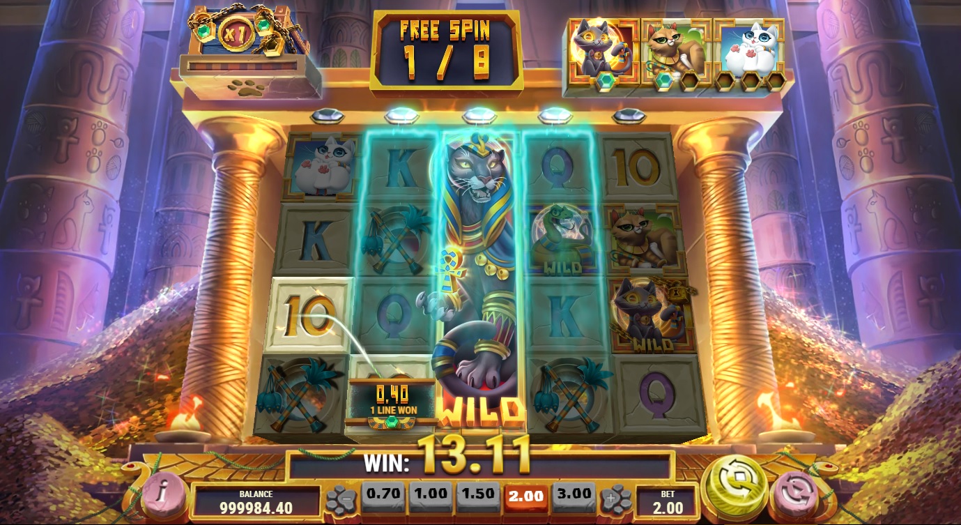 ImmorTails of Egypt, Free spins feature