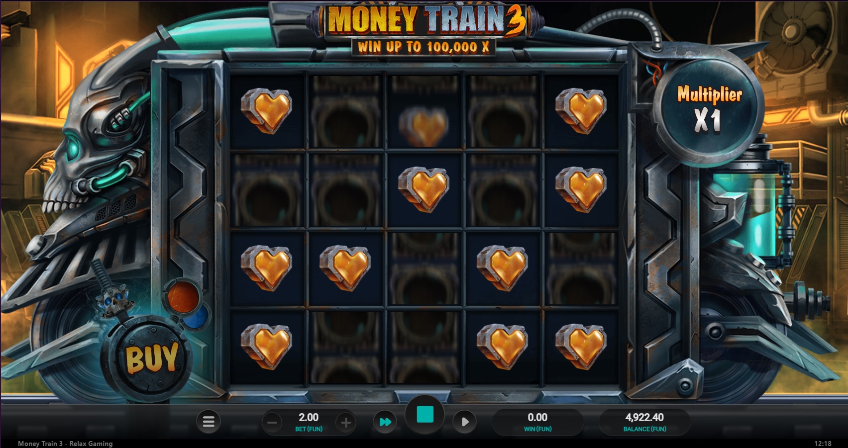 Money Train 3, Respin feature