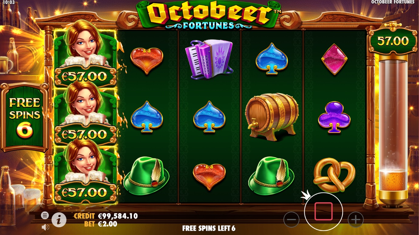 Octobeer Fortunes, Free Spins Feature