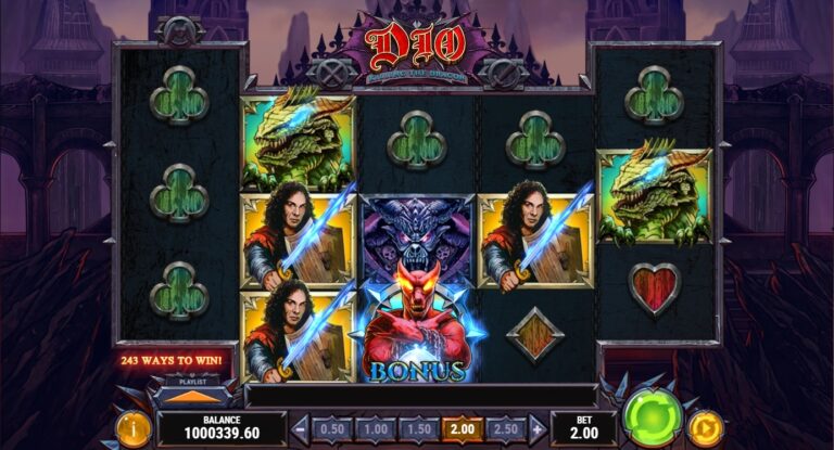Dio Killing the Dragon, new slot from Play'n Go- Heaven4NetEnt