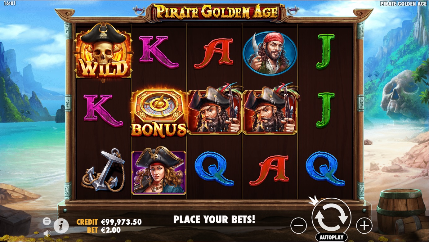 Pirate Golden Age, Main slot game