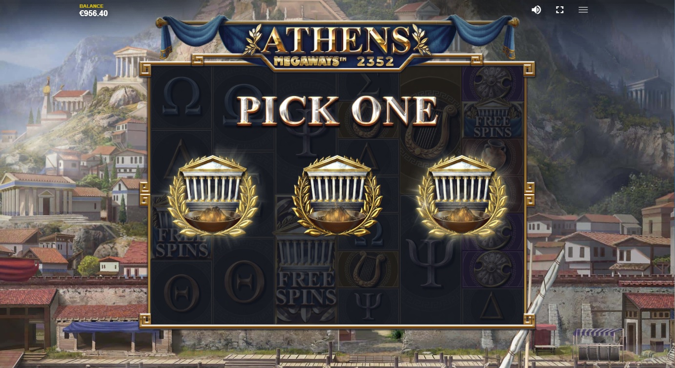 Athens Megaways, Pick free spins