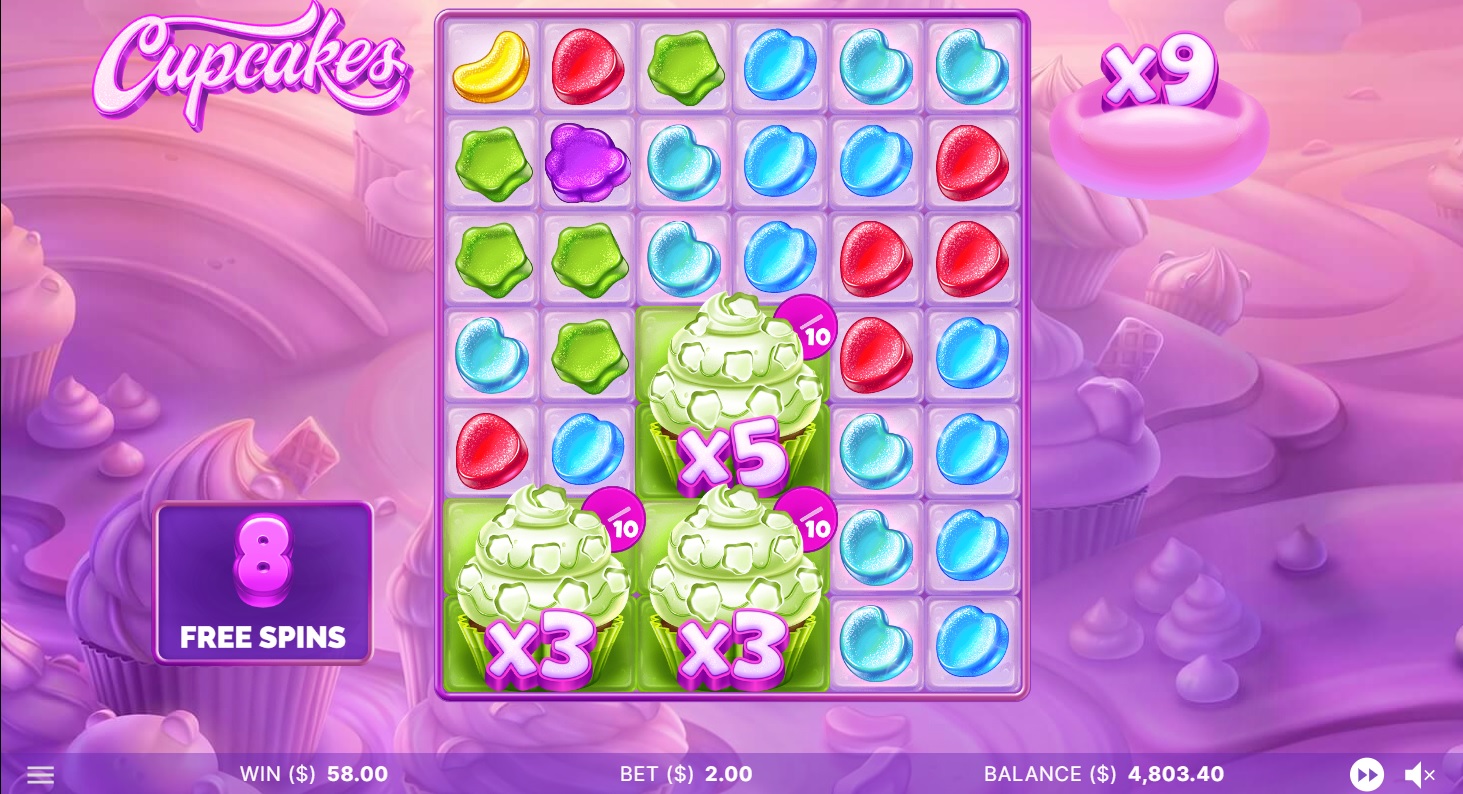 Cupcakes, Free spins feature