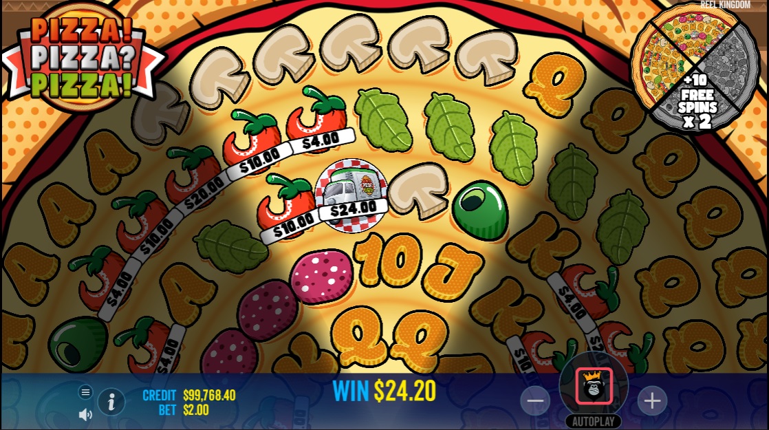 Pizza Pizza Pizza, Free spins feature