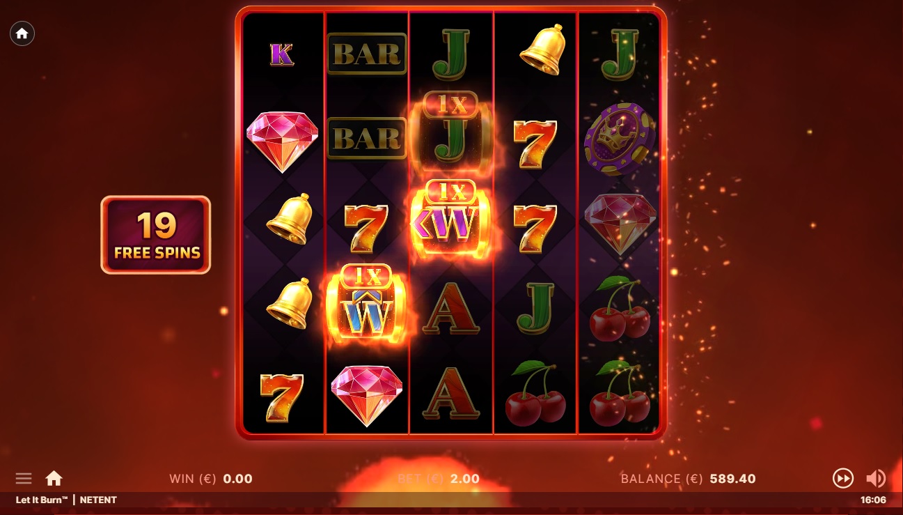 Let it Burn, Free spins feature