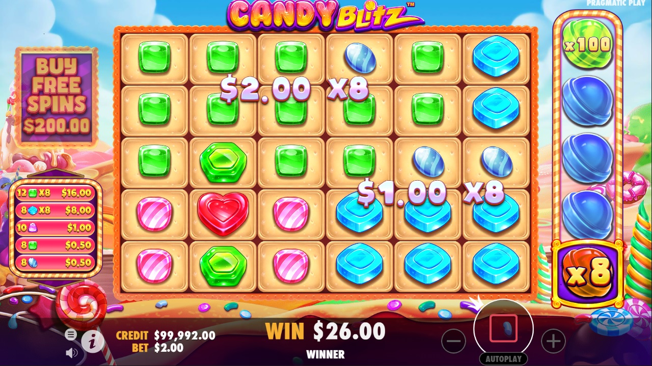 Candy Blitz, Tumble feature