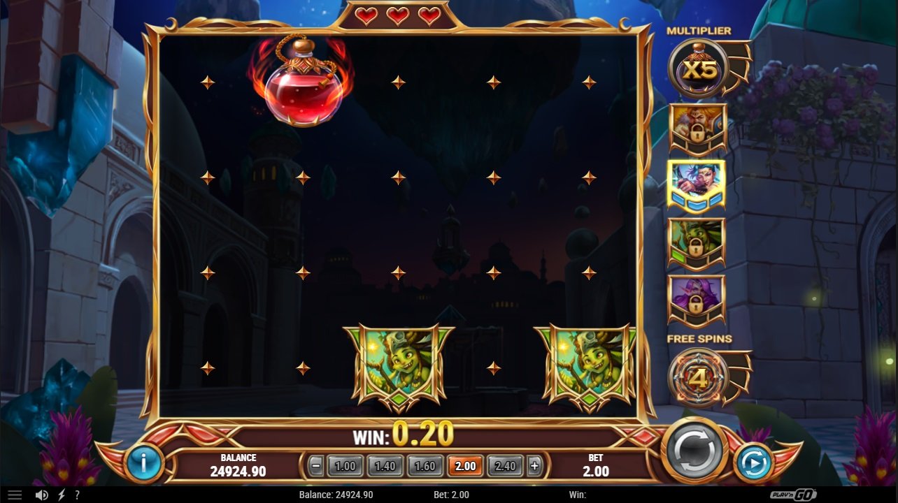 Tales of Mithrune - Syn's Fortune, Power up your free spins