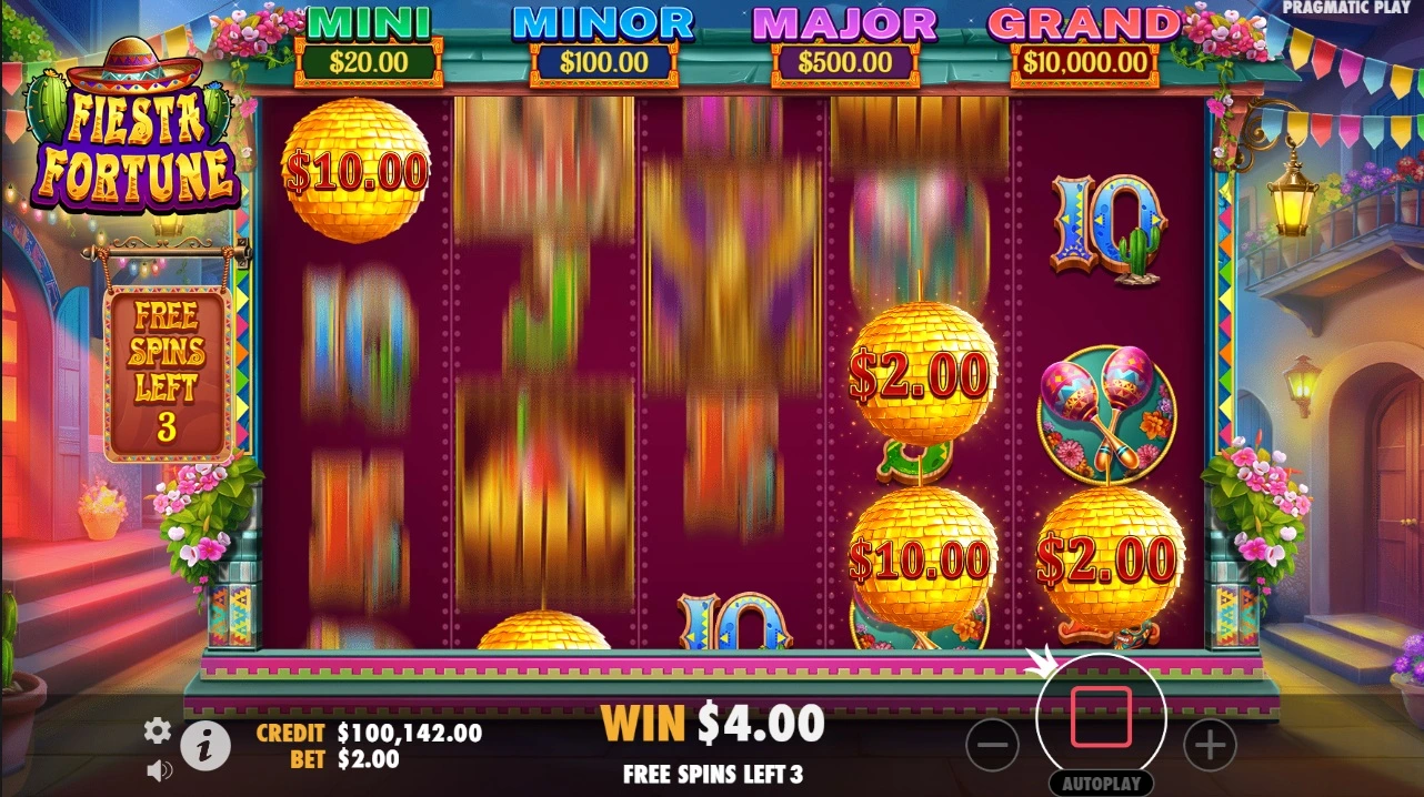 Fiesta Fortune, Free spins feature