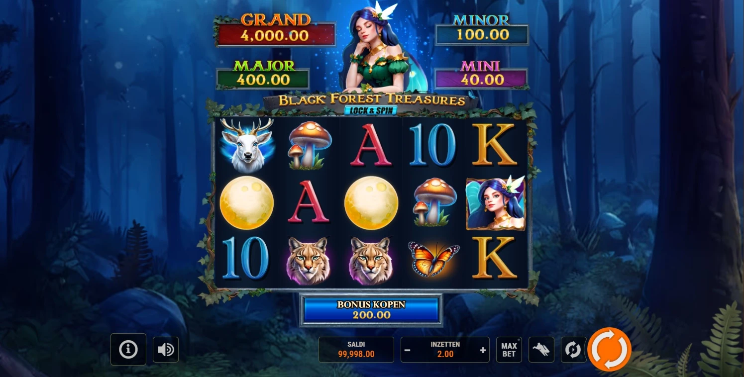 Black Forest Treasures, Base reels