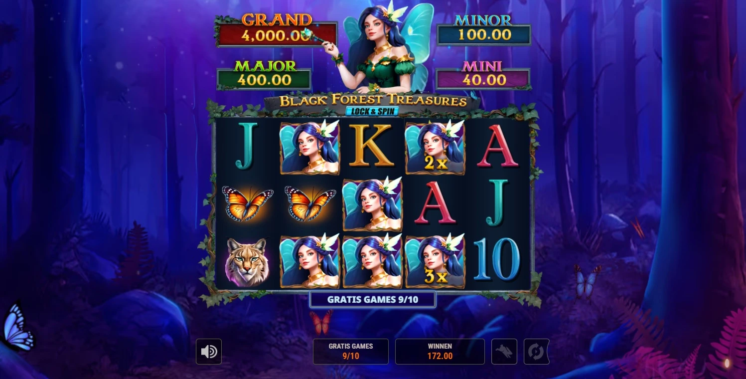 Black Forest Treasures, Free spins feature