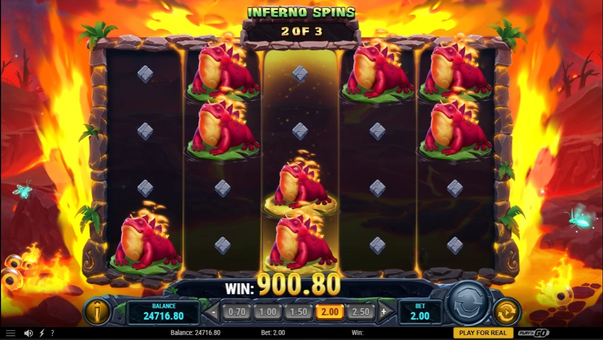 Fire Toad 2, Inferno Spins