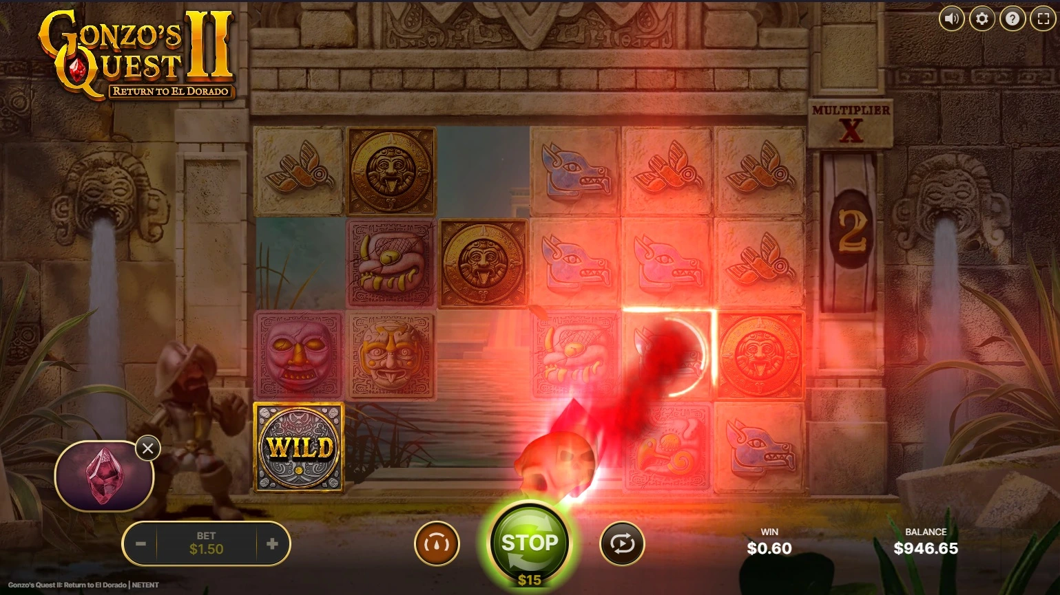 Gonzo's Quest 2, Calamity Wild