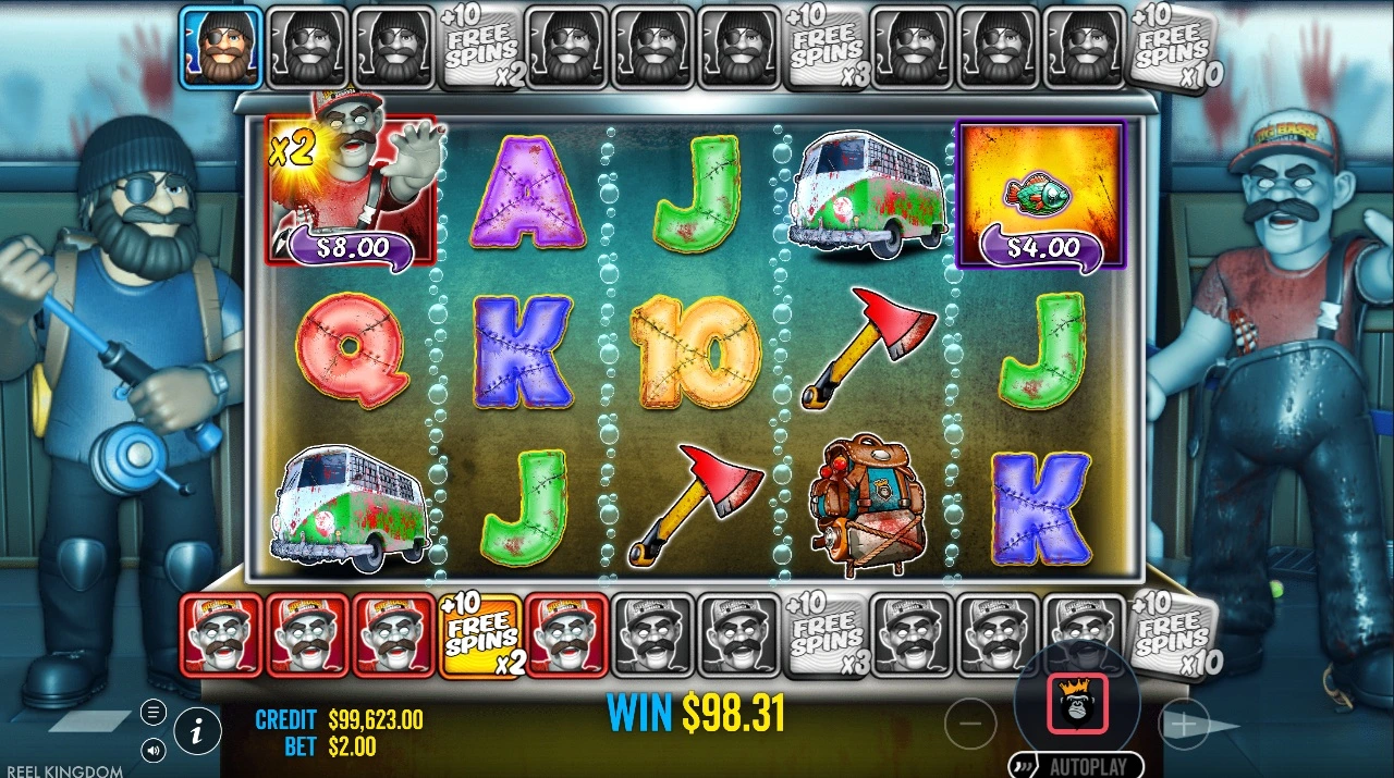 Big Bass Halloween 3, Free spins feature