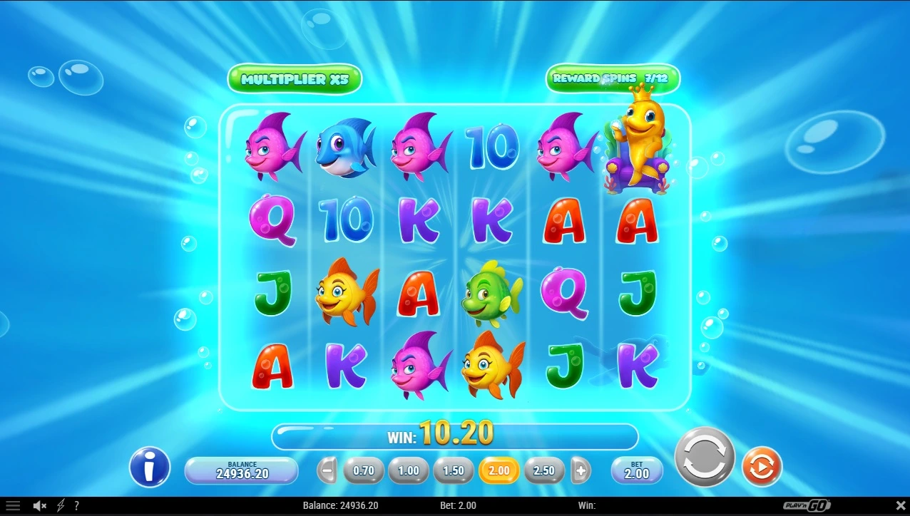 Bubblin Riches, Free spins feature