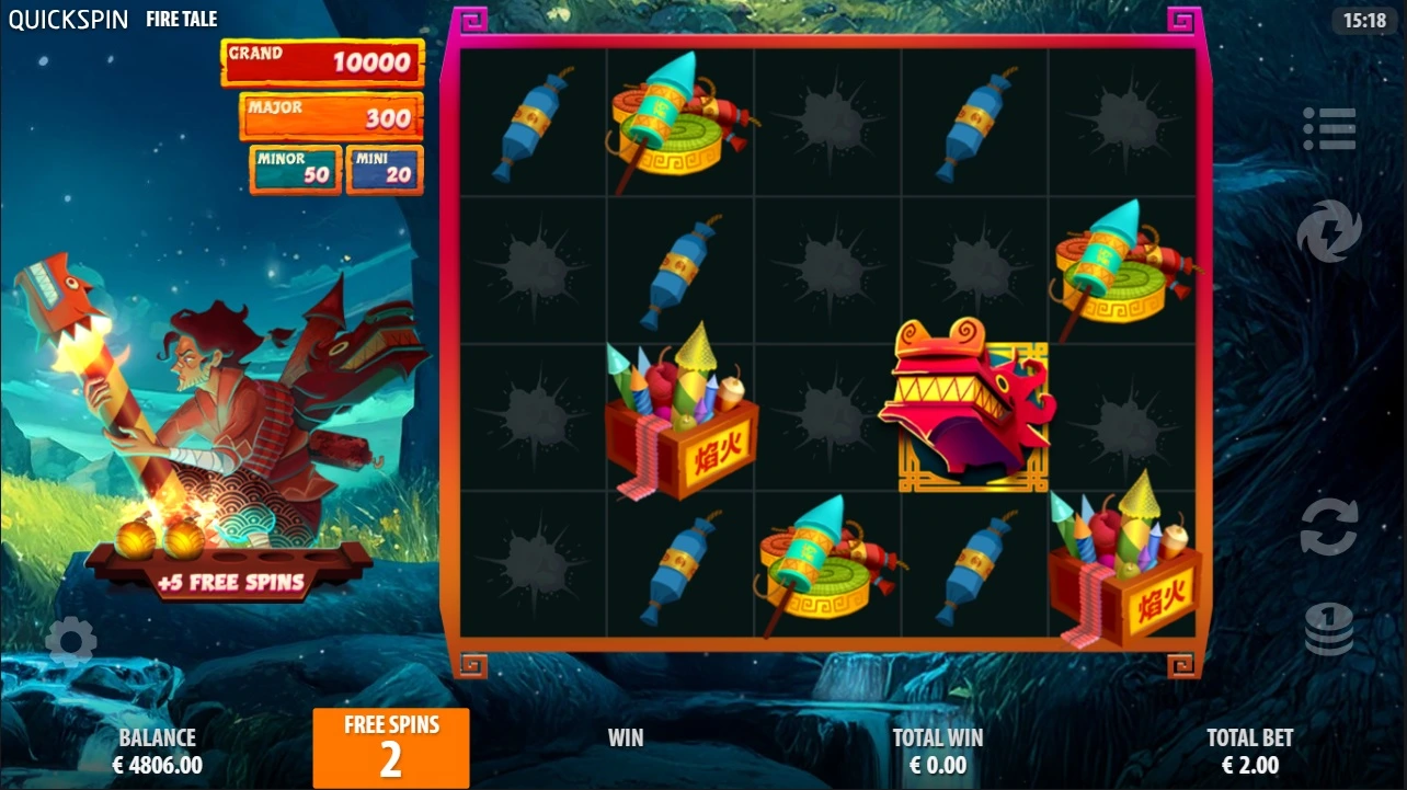 Fire Tale, Fusion Free Spins