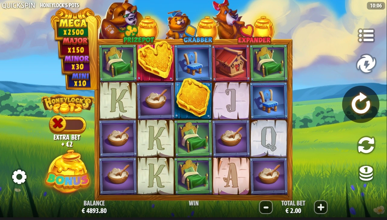 Honeylock's Pots - Base reels