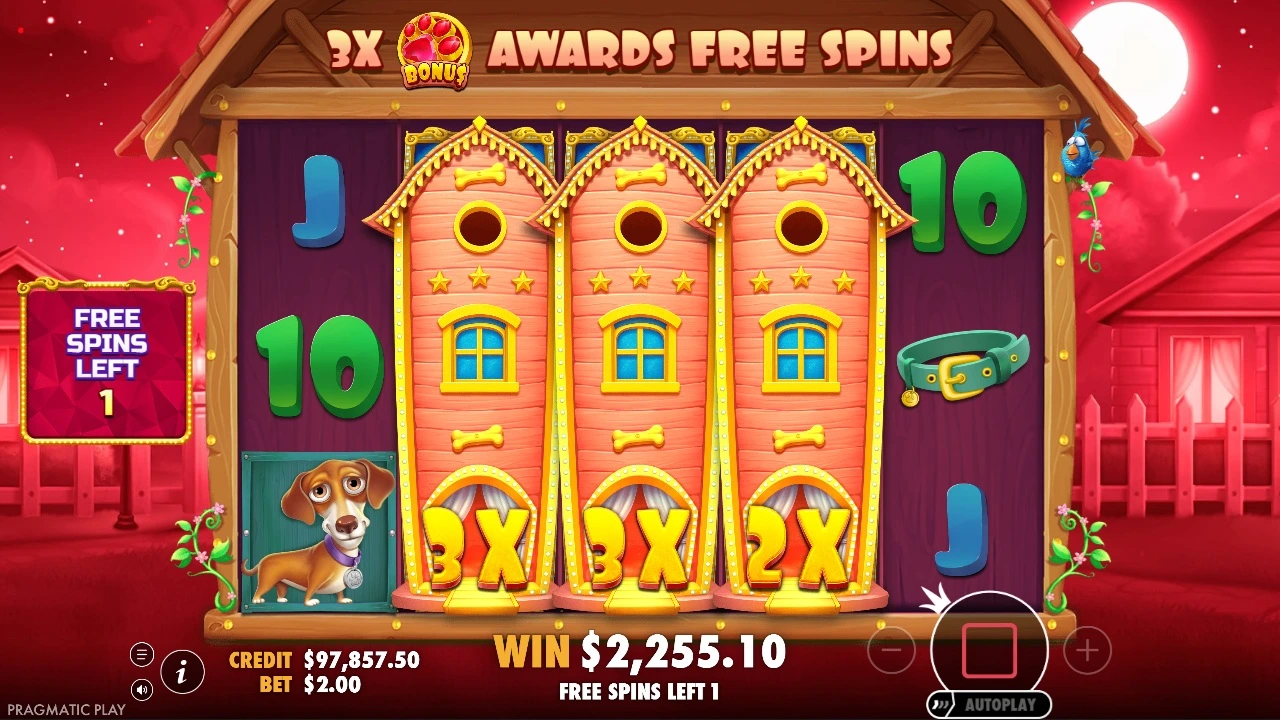The Big Dog House, Biggie Ghost Out Free Spins