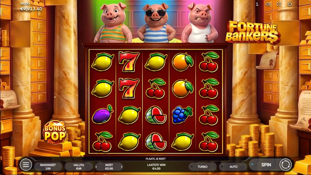 Fortune Bankers, Base reels