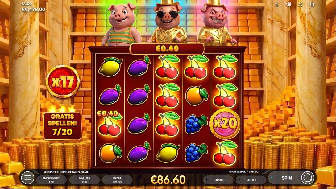Fortune Bankers, Free spins feature