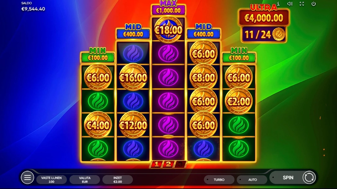 Burning Coins 100, Free Spins Feature