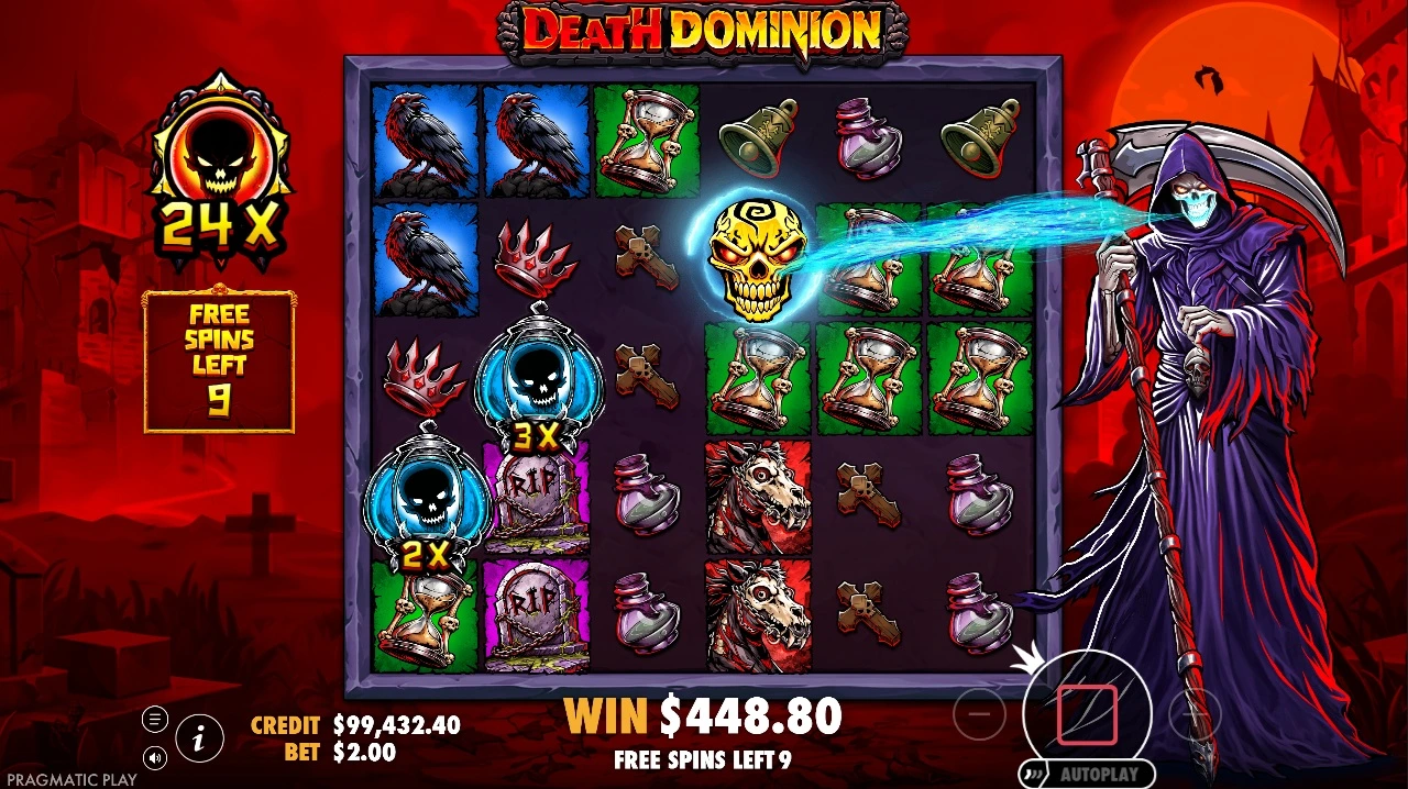 Death Dominion, Dominion Free Spins