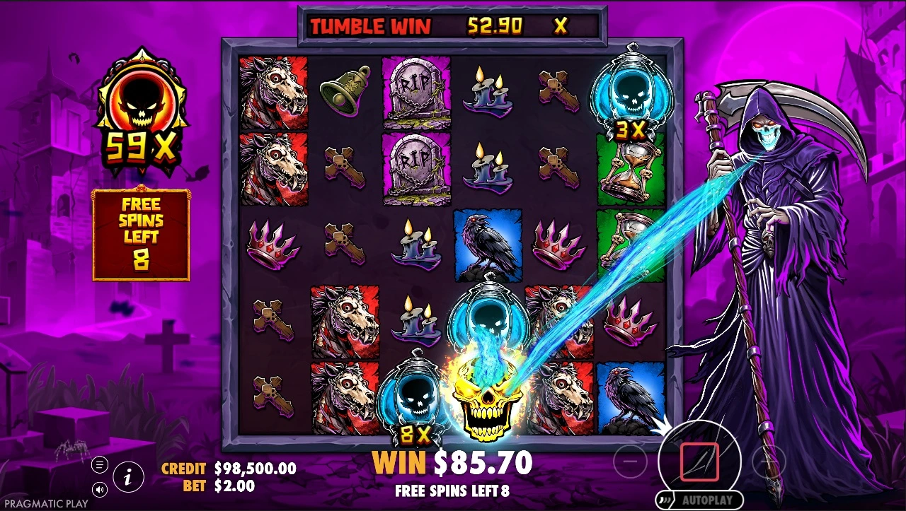 Death Dominion, Dominion Immortal Free Spins