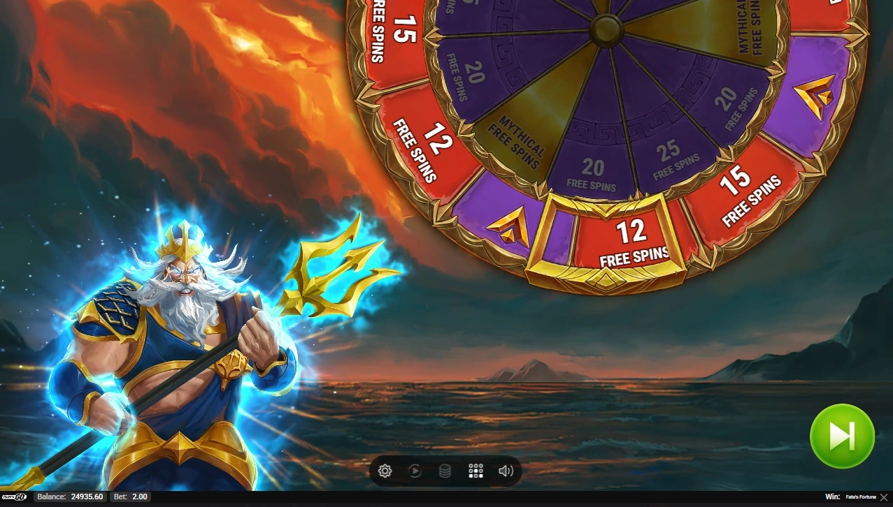 Fate's Fortune, Free spins feature