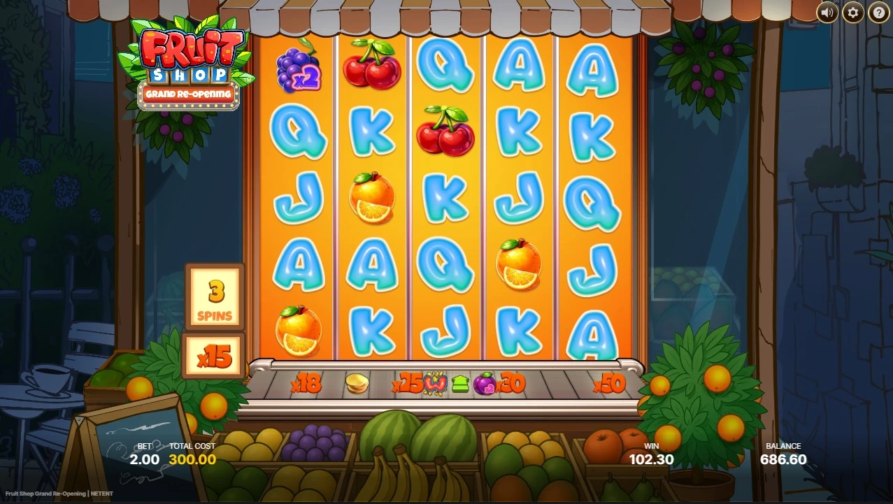 Fruit Shop Grand Re-opening, Orchard Spins