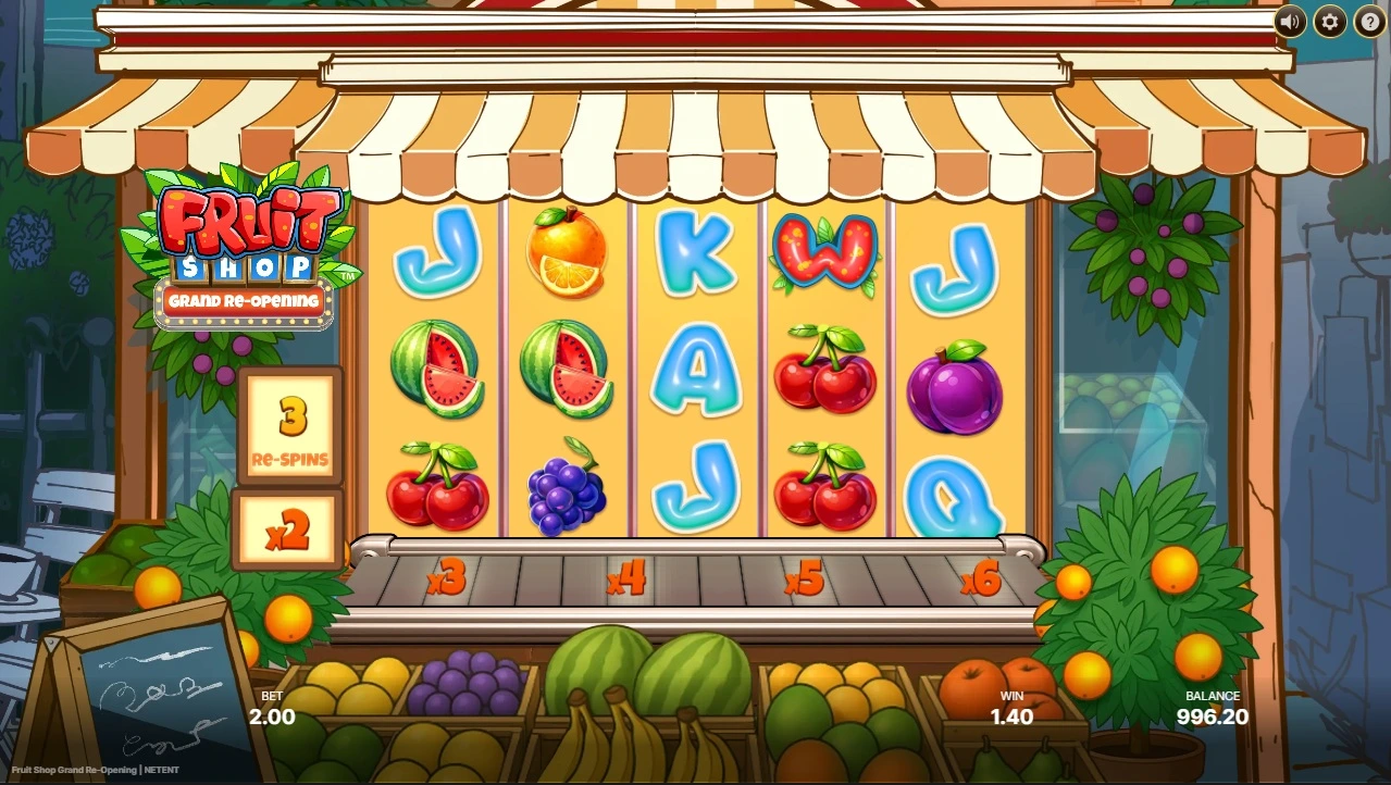 Fruit Shop Grand Re-opening, Re-spins