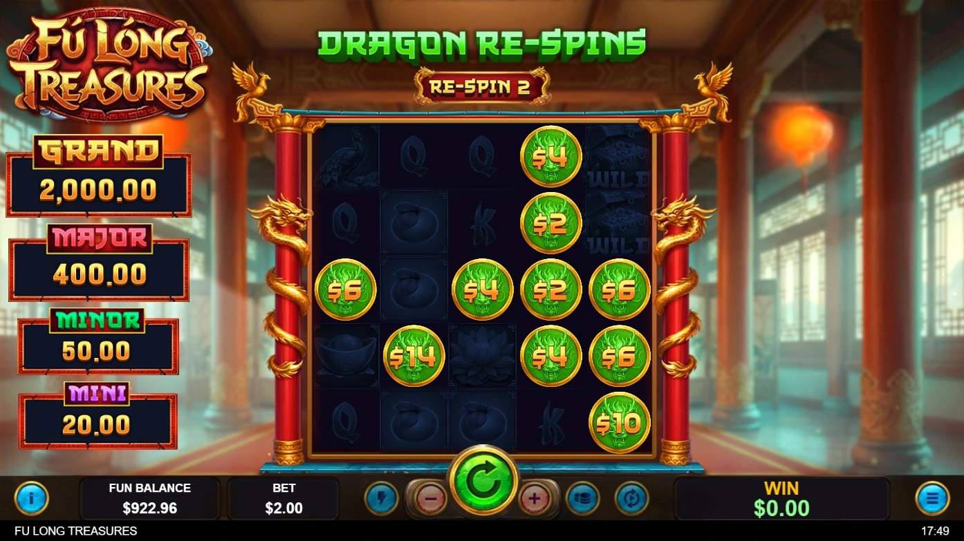 Fú Lóng Treasures, Dragon Re-spins