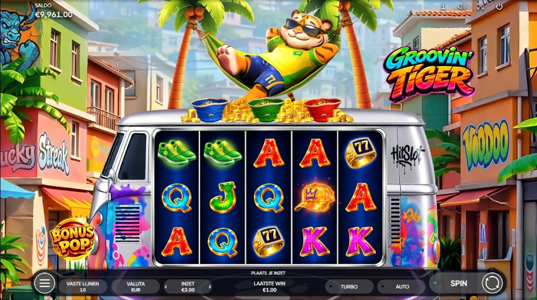 Groovin Tiger, Base reels
